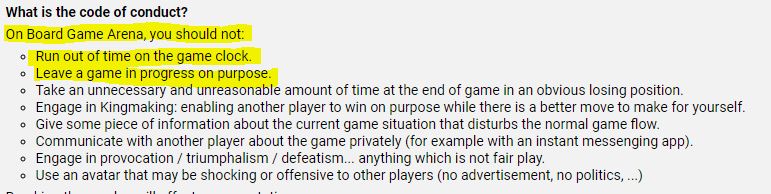 Conflict of Code of Conduct
