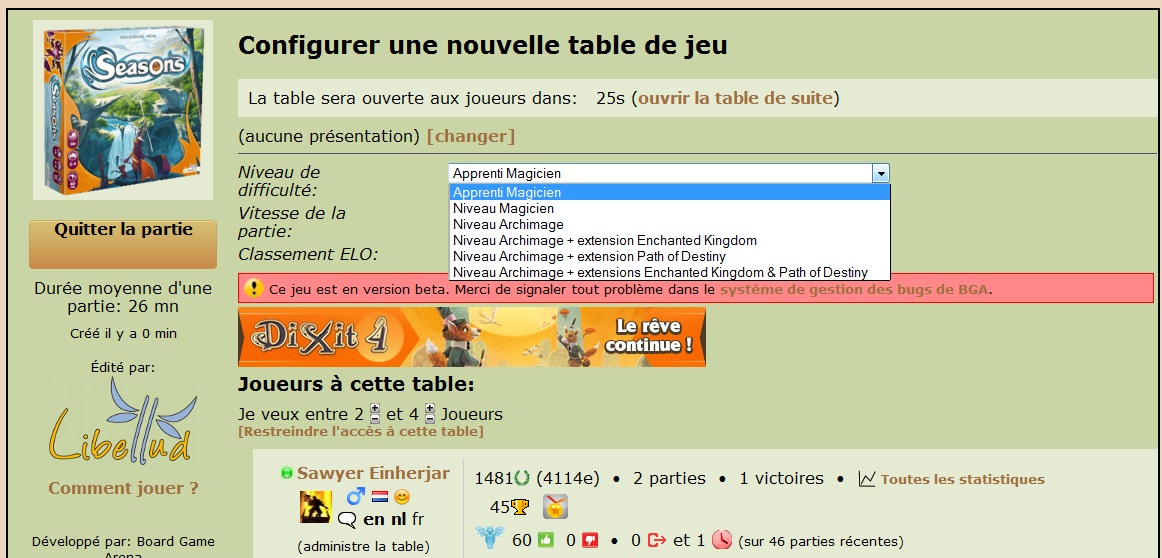 ou est les difficulté quand to commance un table toi meme