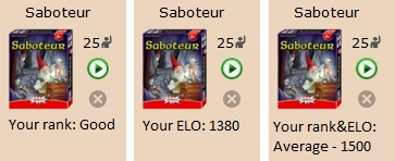 ideas for showing your rank while on the gaming page